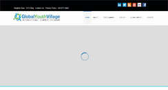Desktop Screenshot of globalyouthvillage.org